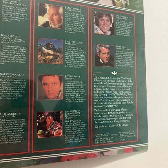 1985 A CHRISTMAS TREASURY OF CLASSICS FROM AVON RCA DPL1-0716 - New / Sealed - Picture 4 of 6